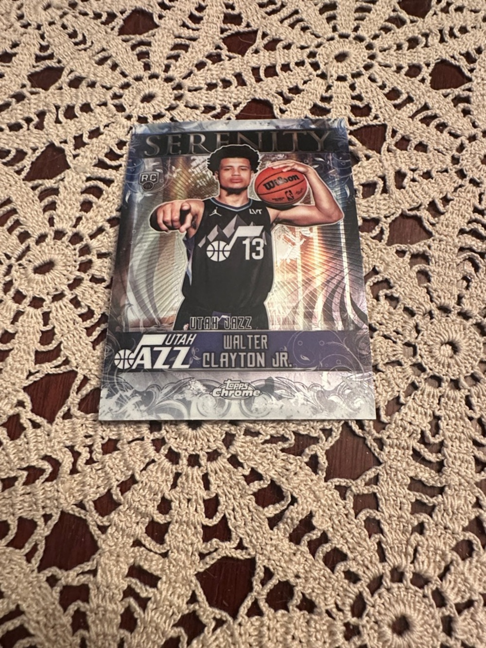 Serenity Walter Clayton Jr. Basketball Card - Black